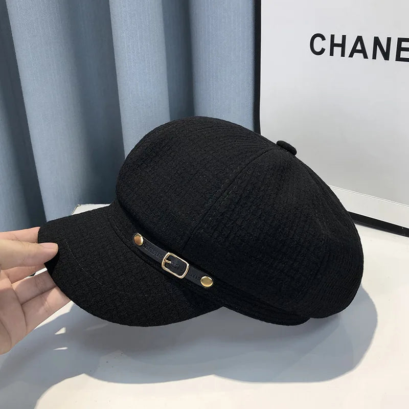 Women’s Octagonal Newsboy Beret FitiqueFit