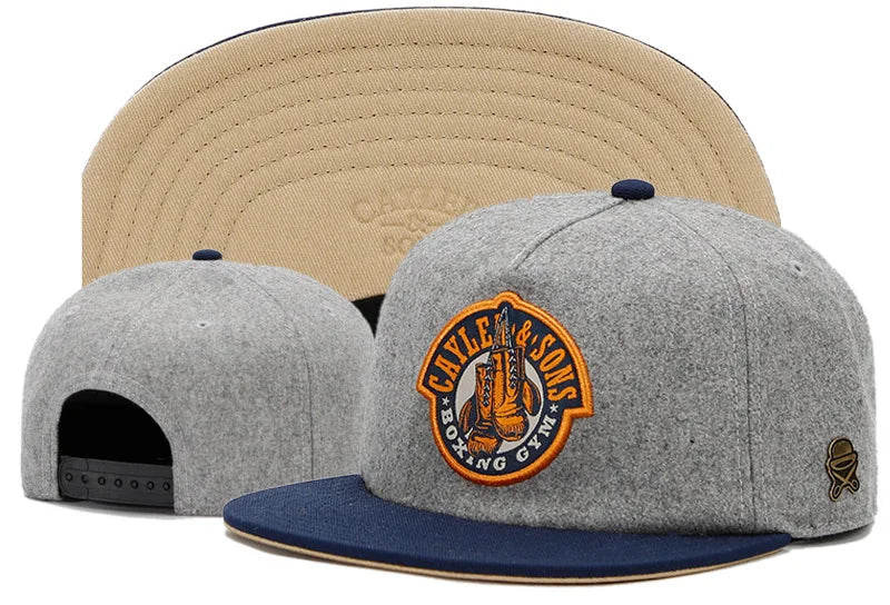Classic Snapback Hat – Flat Bill Adjustable Baseball Cap FitiqueFit