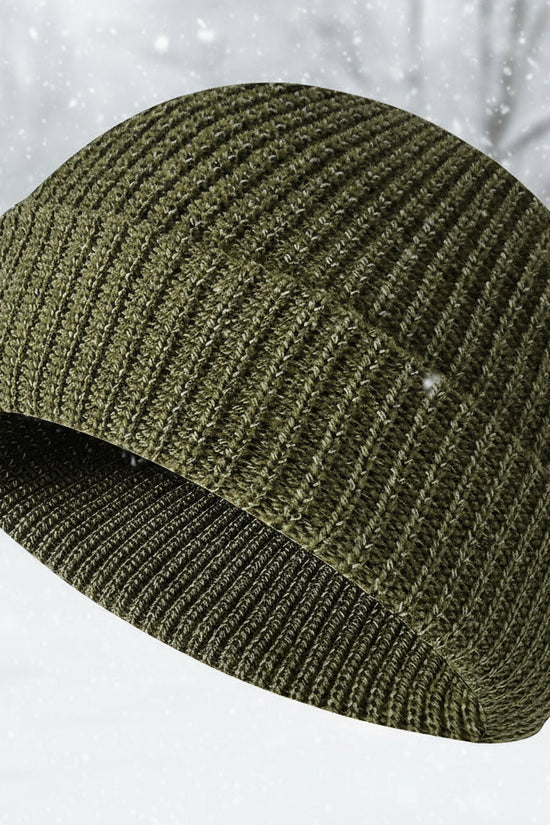 Unisex Winter Reflective Beanies High Visibility Noctilucent Reflective Knit Hat Glow In Dark for Winter Night Walks FitiqueFit