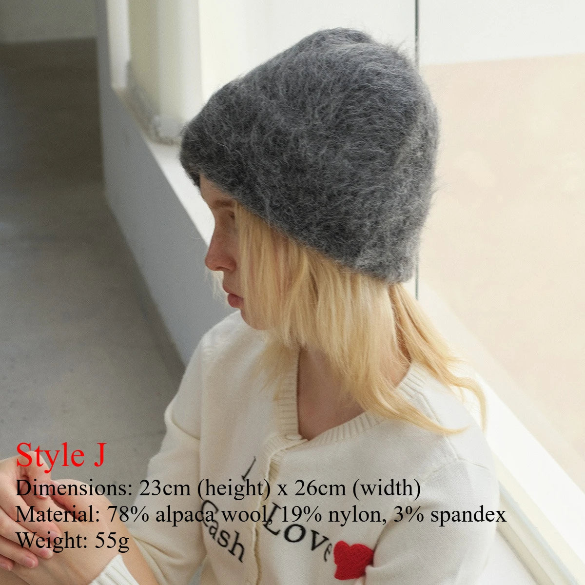 INS Real Fur Wool Winter Hats for Women Sun Animals Cartoon Warm Knit Thick Beanie Cap Solid Cover Head Sombreros De Mujer 