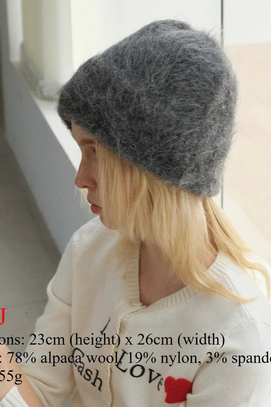 INS Real Fur Wool Winter Hats for Women Sun Animals Cartoon Warm Knit Thick Beanie Cap Solid Cover Head Sombreros De Mujer 