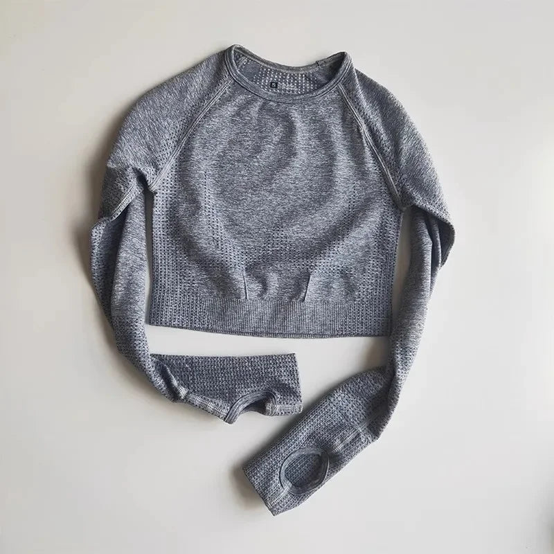 Seamless Yoga Crop Top for Women FitiqueFit