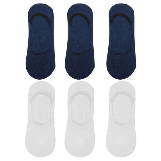 6-Pack Bamboo Invisible Low-Cut Socks | Breathable Boat Socks 