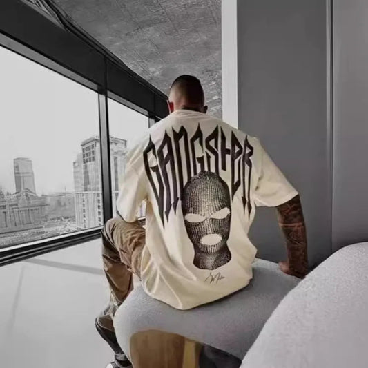 👕 Masked Persona Oversized Harajuku T-Shirt FitiqueFit