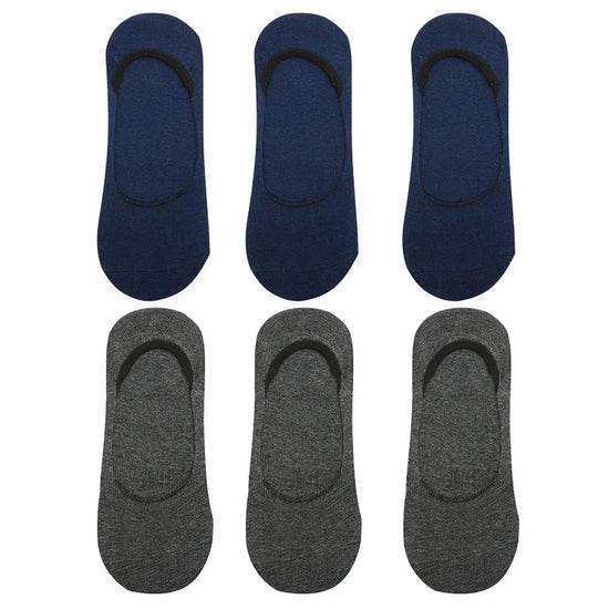 6-Pack Bamboo Invisible Low-Cut Socks | Breathable Boat Socks 