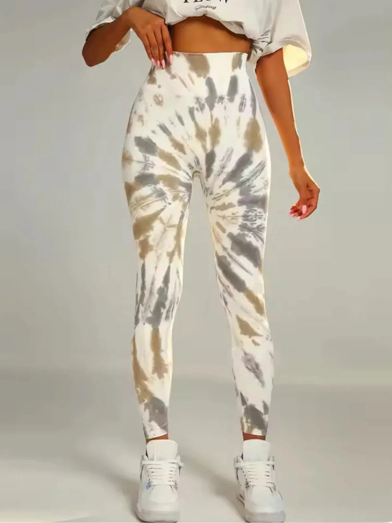 🧘‍♀️ Tie-Dye Seamless High-Waist Scrunch Butt Leggings FitiqueFit