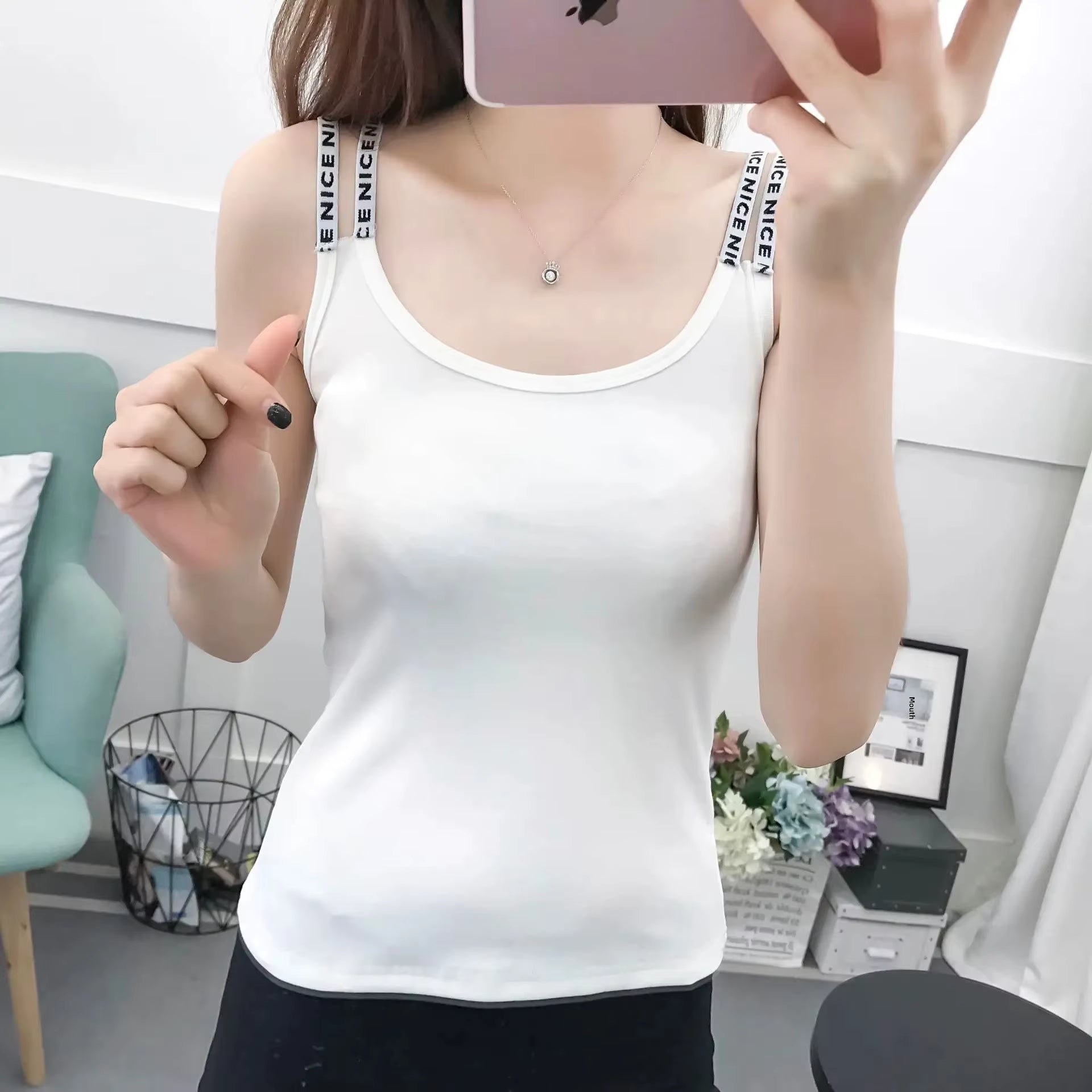 Women’s Solid Color Sleeveless Tank Top 