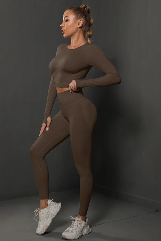 Women's Seamless Long Sleeve Yoga Top FitiqueFit