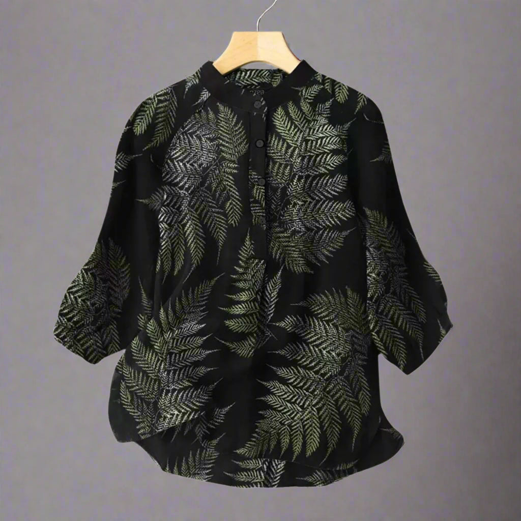 Vintage Cotton-Linen Button Down Blouse FitiqueFit