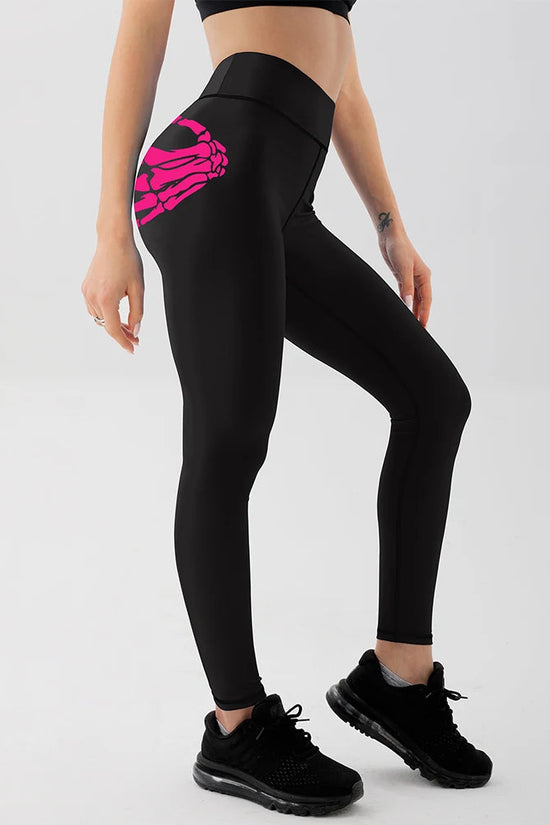 🖤 Women's Claw Skull High-Waisted Yoga Leggings FitiqueFit