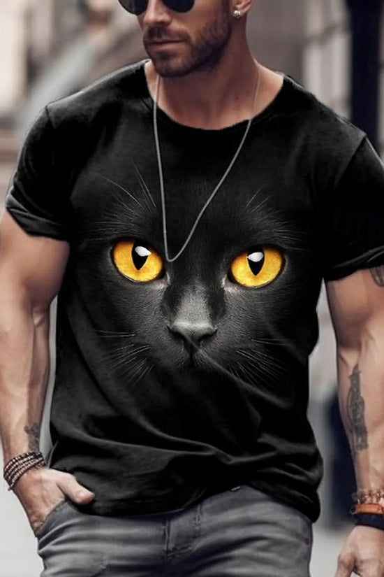 🦁  3D Animal Print Funny T-Shirt – Bold Summer Streetwear FitiqueFit