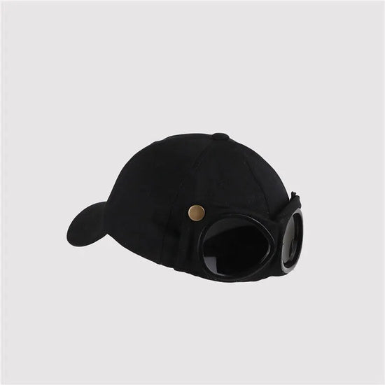 New Aviator Hat Summer Personality Glasses Baseball Cap Female Unisex Sunglasses Male Cap Baseballcap Boys Cap FitiqueFit