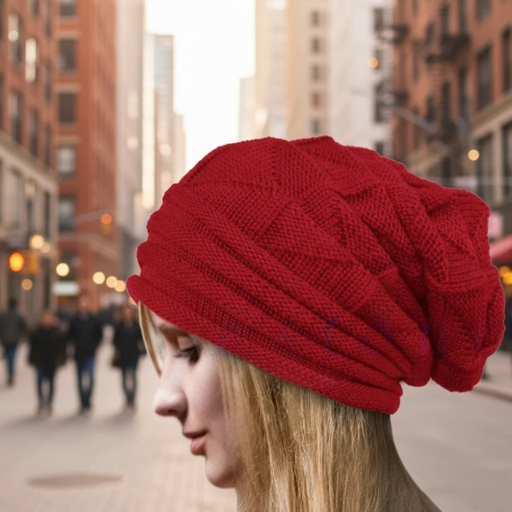 Oversized Slouchy Knitted Beanie FitiqueFit