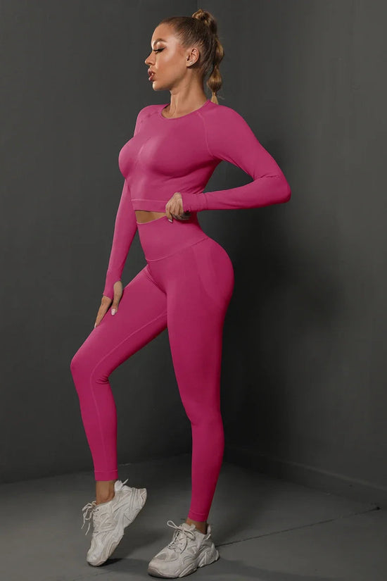 Women's Seamless Long Sleeve Yoga Top FitiqueFit