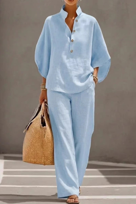 Women's Casual And Versatile Shirt Set Urban Outfit 