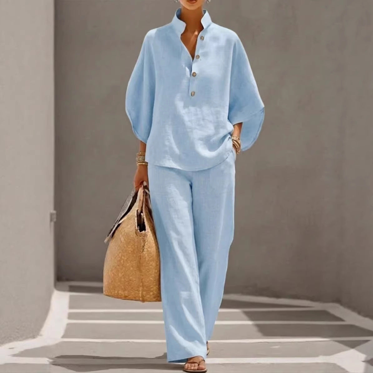 Women's Casual And Versatile Shirt Set Urban Outfit 
