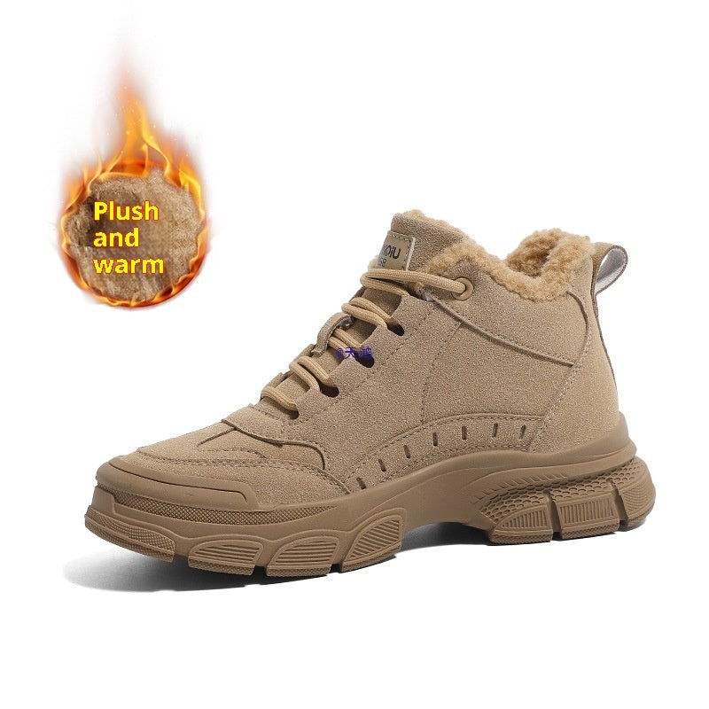 Warm Snow Boots Women's Non-slip Plus Velvet Thickened Martin Boots CJ