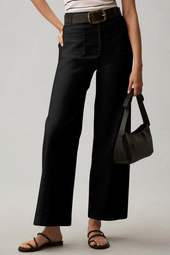 Plus-size High-waisted Slimming Solid-color Suit Pants 