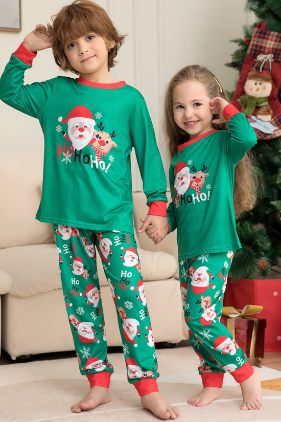 Christmas Pajamas For Family Matching Family Christmas PJs Sets Santa Claus Printed Top Sleepwear CJ