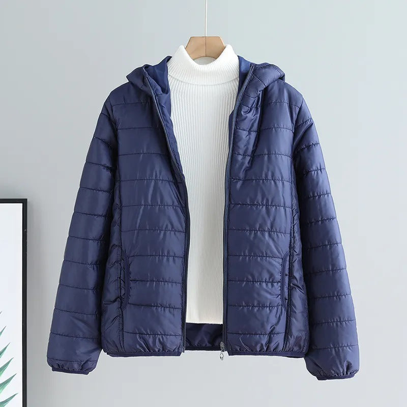 Women's Fashionable Versatile Slimming Cotton-Padded Jacket 