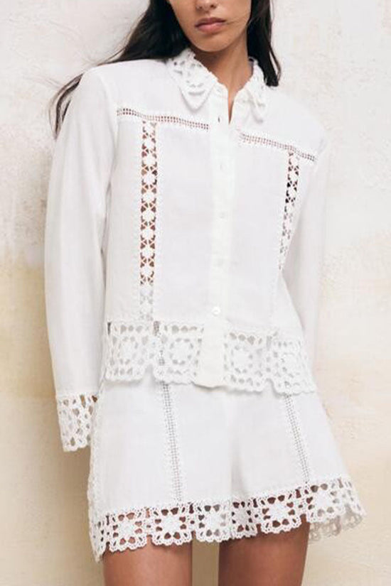 Women's Lace Hollow Out Jacket 