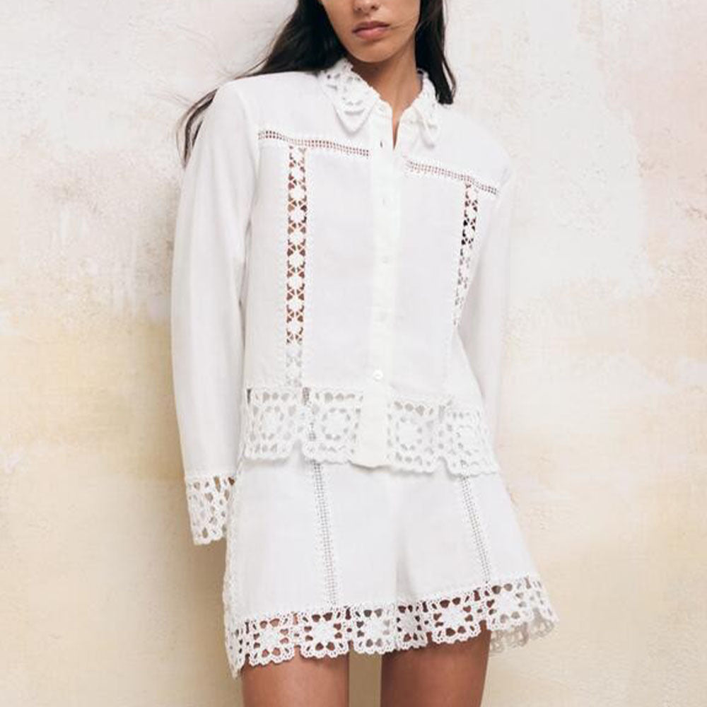 Women's Lace Hollow Out Jacket 