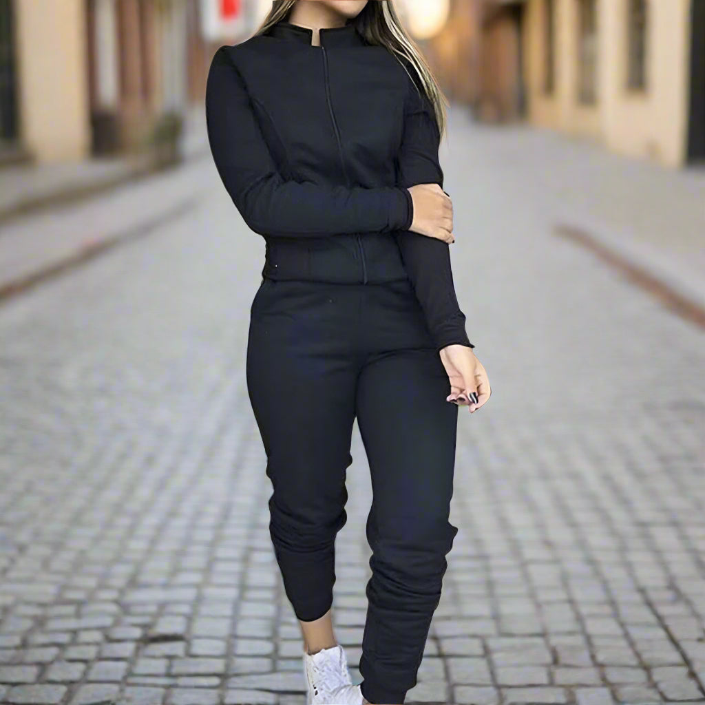 Women's Street Shooting Casual Suit Two-piece Suit FitiqueFit