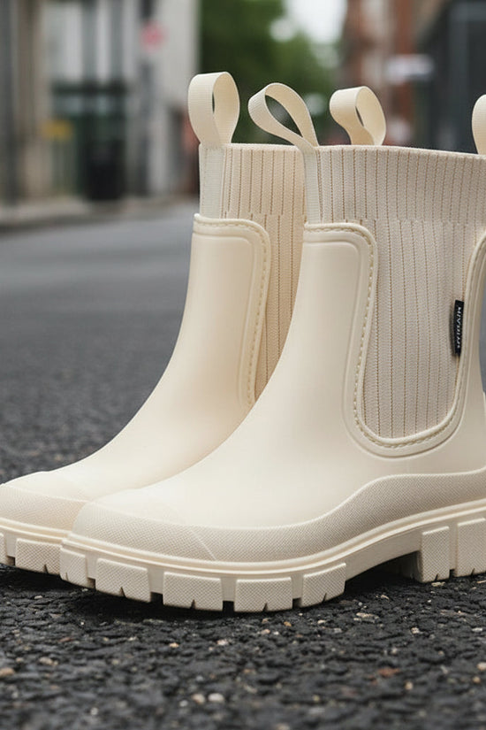 Women’s Waterproof Height-Increasing Rain Boots 