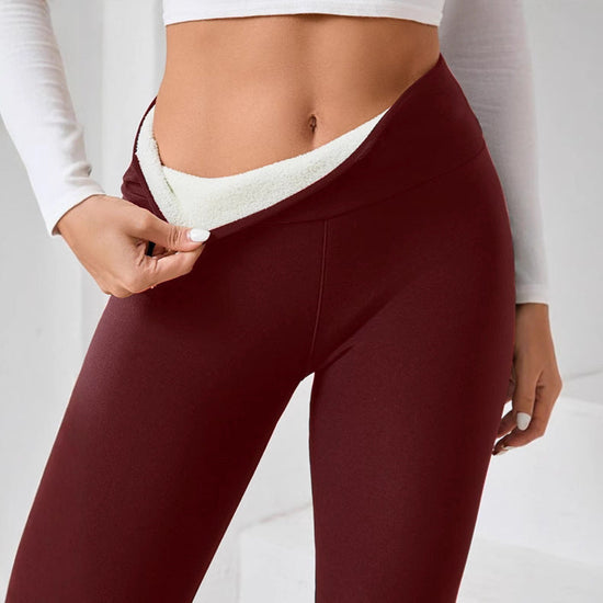 Fleece-lined Thick Light Board Cashmere Leggings 