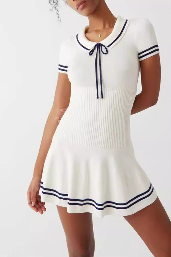 Women’s Striped Knit Midi Dress CJ