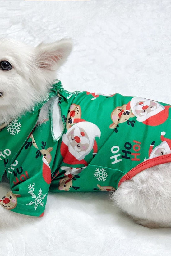 Christmas Pajamas For Family Matching Family Christmas PJs Sets Santa Claus Printed Top Sleepwear CJ