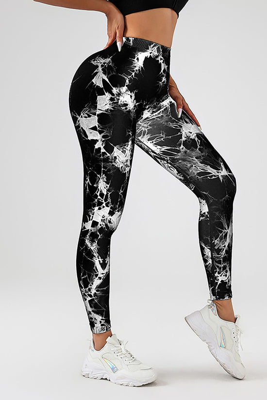 Tie-Dye Slimming Yoga Leggings – Butt Lifting Women's Yoga Pants FitiqueFit