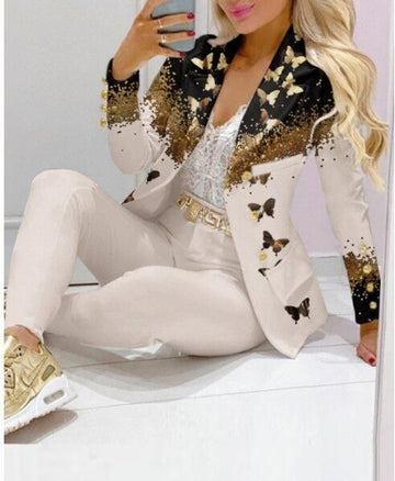 Butterfly White Pants
