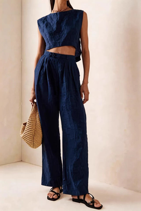 Breathable Comfortable Crew-neck Loose-fitting Casual Set 