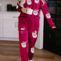  Wine Red Santa Claus