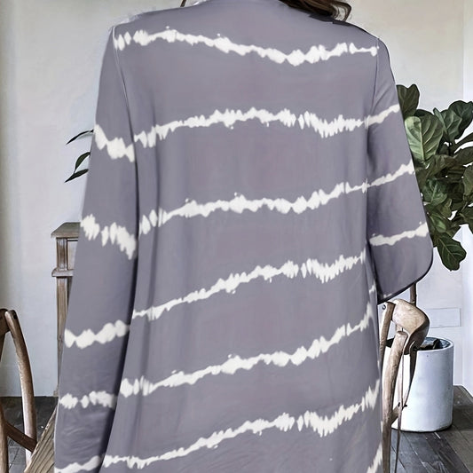 Women’s Printed Open Jacket CJ US