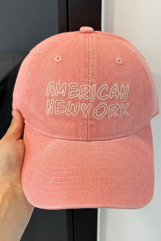 American Retro Washed Denim Peaked Cap Female Korean Style CJ