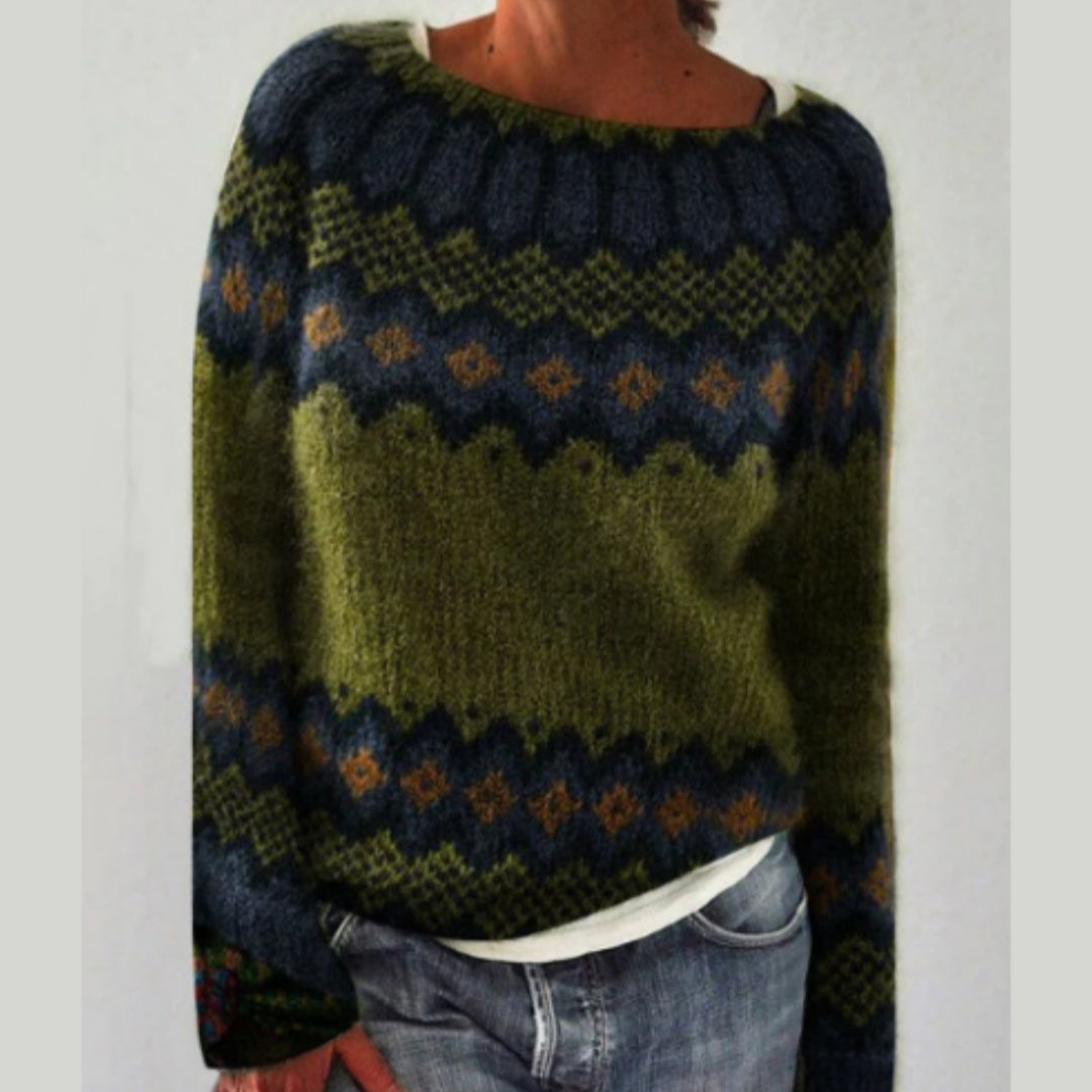 Women’s Fashionable Pullover Sweater Top | Cozy Everyday Knit 