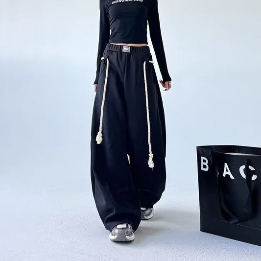 Retro Sweatpants Loose-fitting Casual Track Pants 