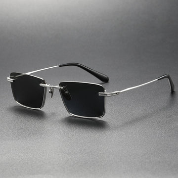 Silver Frame Black And Gray