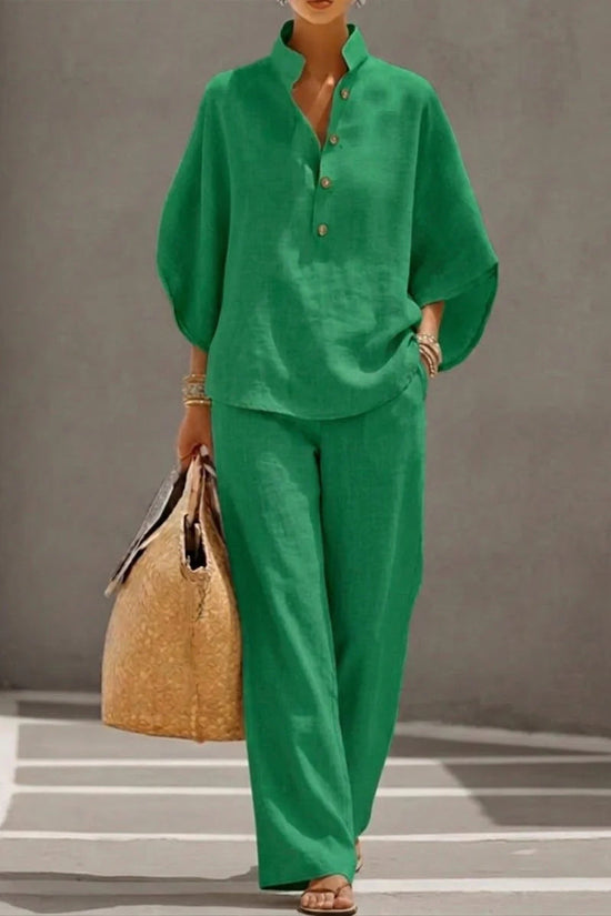 Women's Casual And Versatile Shirt Set Urban Outfit 