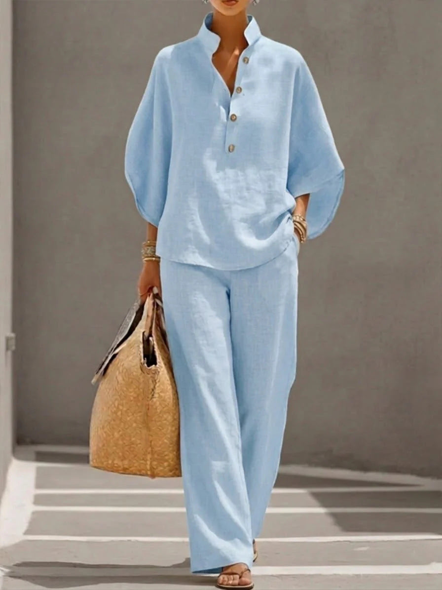 Women's Casual And Versatile Shirt Set Urban Outfit 