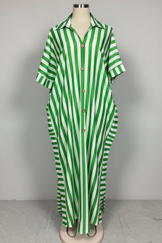 Casual Loose-fitting Dress African Style Plus Size Fashionable Long 