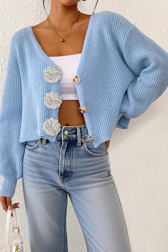 Women’s Knitted Crochet Cardigan CJ