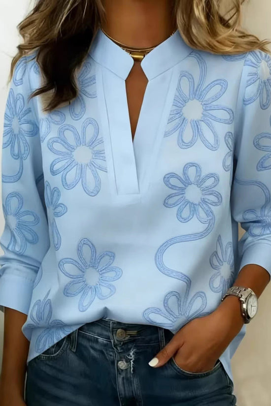Women's 3D Digital Print Casual Shirt Top 