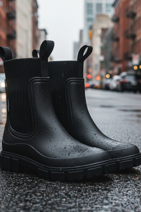 Women’s Waterproof Height-Increasing Rain Boots 