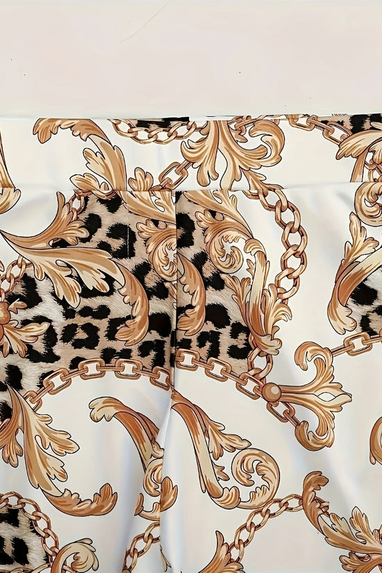 Geometric Print Two-Piece Blazer Set CJ US