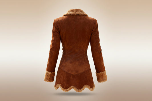 Fleece Jacket  Fur Integrated Thick Coat For Women 