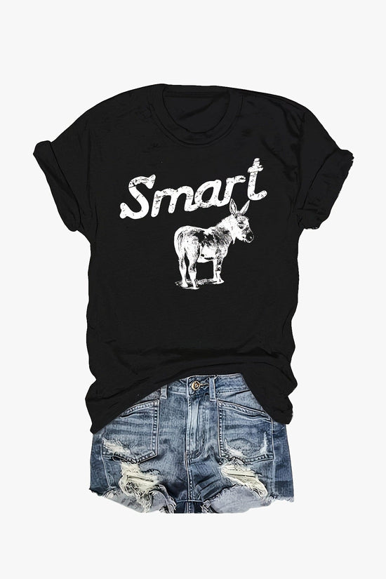 Women's Round Neck Short Sleeve T-Shirt - Casual Summer Top 