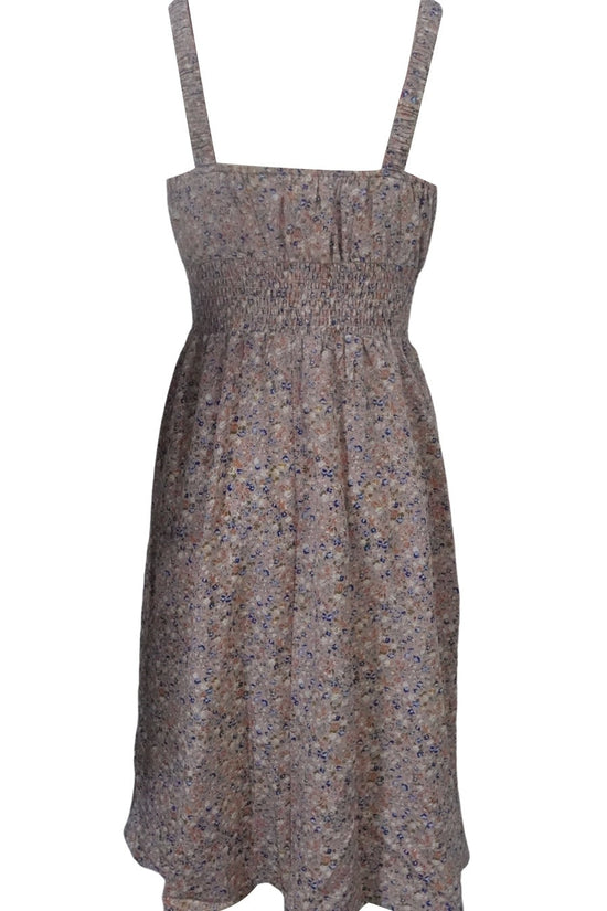 Floral Backless A-Line Dress for Women CJ